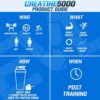 Evlution Nutrition Creatine5000 5 Grams of Pure Creatine Monohydrate in Each Serving Unflavored Powder (60 Servings) - Image 5
