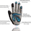 Cycling Gloves Kids Boys Girls Gel Padded Full Finger Road Bike Riding Mountain Bicycle Non-Slip Touch Screen Pair for Youth Junior Children Ages 2-14 - Image 4