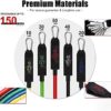 Resistance Bands, Resistance Band Set, Workout Bands, Exercise Bands for Men and Women, Exercise Bands with Door Anchor, Handles, Legs Ankle Straps for Muscle Training, Physical Therapy, Shape Body - Image 7