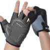 SPARKFIT Half Finger Cycling Gloves for Road Bikes and Mounting Biking, Bicycle Gloves Mountain Bike Gloves Non-Slip Shock Absorbent Palm Grip, Lightweight Lycra Moisture Wicking, Snug Compression - Image 3