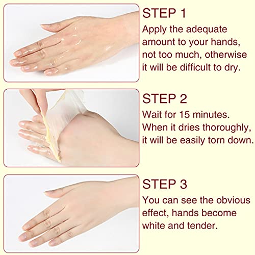 Lamilee Hand Mask Milk Honey Peel Off Hand Wax Moisturizing Hydrating Nourishing Exfoliating Hand Film Hands Care paraffin110g - Image 4