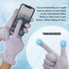 MIG4U Moisturizing Beauty Gloves Touchscreen Overnight Sleeping Glove for Women Dry Hands, Nighttime Lotion, Eczema, SPA, Cosmetic Treatment, grey purple 3 pairs size l/xl - Image 3