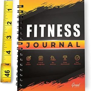 Advanced Fitness Journal for Women & Men - Perfect Workout Planner for Tracking Your Daily Progress - Body Measuring Tape Included w/ Notebook - Exercise Log Book for Weightloss & Weight Lifting (Fitness Journal)