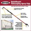 HYDE 28680 QuickReach Telescoping Spray Pole, Extends from 5-1/2 to 8-1/2 Feet - Image 2