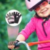 3 Pair Kids Half Finger Gloves Pink Adjustable Sport Gloves Non Slip Gel Gloves Fingerless Kids Cycling Gloves Kids Fishing Gloves Bike Gloves for Camping Outdoor Road Mountain Fit Girl Youth Age 2-6 - Image 5