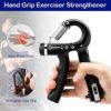 Grip-Strength-Trainer with Counter 2 Pack Adjustable-Resistance 11-132 lbs (5-60kg) Handgrip Exerciser Strengthener Perfect for Muscles Building and Musicians Athletes Hand Rehabilitation Exercising… - Image 5