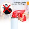 2 Pack Aerosol Spray Trigger Handle Spray Can Grip Handle Spray Paint Gun Reusable Universal Spray Handle Grip Full Hand Grip for Spray Paint Adhesive Lubricant (Red) - Image 4
