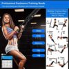 Resistance Bands Set with Handles, Megoal Workout Resistance Bands for Men Women Fitness Resistance Straps Trainer Exercise Bands Bodyweight Training Kit for Full Body Home Gym Indoor Outdoor - Image 4