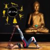 Stretch Strap for Hamstring with Loops.Hamstring Strech Strap for Exercise. Yoga Stretching Strap for Stretch. Set Yoga Ring Strap and Accupresure Massage Rings for Fingers included - Image 7