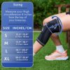 TKWC Knee Brace Compression Sleeve for Men Women, Knee Support for running, weightlifting, BasketBall , Knee Pads for Meniscus Tear, ACL, Arthritis and Knee Pain Relief (Medium) - Image 6