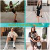 ZOOSIXX 7 Pack High Waisted Biker Shorts for Women, 8” Soft Yoga Workout Black Athletic Shorts - Image 4