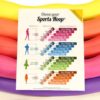 Sports Hoop Weighted Hula Hoop, ACU Hoop 3M - 3.2lb Medium, Weight Loss Fitness Exercise with Wavy Ridges (Rainbow Colors) - Image 6