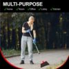 Broom Strongest 80% Heavier Duty - Outdoor Broom Indoor Broom, Angle Broom with Extendable Broomstick for Easy Sweeping - Easy Assembly & Durable, Great Use for Home Kitchen Room Office Lobby Floor - Image 4