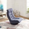 Amazon Basics Swivel Foam Lounge Chair - with Headrest, Adjustable, Denim - Image 6