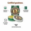 Badger - Hardworking Hands Healing Balm, Aloe Vera & Wintergreen, Working Hand Balm, Balm, for Dry Hands, Hand Moisturizer Balm, Certified Organic Hand Balm, Hand Repair Balm, 0.75 oz (3 Pack) - Image 6