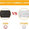 Omreid Home Gym Storage Rack,Yoga Mat Storage,Ball Storage,Dumbbell Rack,Weight Rack for Dumbbells, Kettlebells,Yoga Mat and Small Yoga Balls, All in One Workout Storage with Wheels and Hooks,Easy Assemble - Image 4