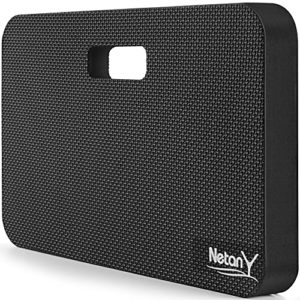 Extra Thick Kneeling Pad for Gardening, Comfortable Knee Pad Cushion, Extra Large Foam Kneeler Mat for Gardening, Baby Bath, Workout, Exercise & Yoga, Mechanic, 17.8 x 11 x 1.5 in, Black