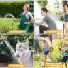 RESTMO Garden Hose Nozzle, Heavy Duty Metal Water Hose Nozzle with 7 Adjustable Spray Patterns, High Pressure Hand Sprayer with Flow Control, Best for Watering Plant & Lawn, Washing Car & Pet, Yellow - Image 7