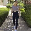 V Cross Waist Leggings for Women-Tummy Control Soft Workout Running High Waisted Non See Through Black Yoga Pants - Image 3