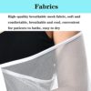 Ledhlth White Mesh Arm Sling for Shoulder Injury Women Shower Sling for Men Shoulder Sling for Shoulder Surgery Elbow Wrist Sling for Broken Arm - Image 3