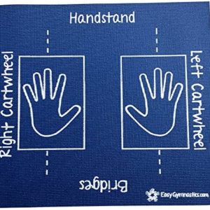 Cartwheel, Handstand, Bridge Training Mat (EASY to STORE, NON-SLIP, SOFT)