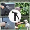 IRRIGLAD Hose Nozzle 2 Pack, Full Size Pistol Grip Water Nozzle Sprayer with Threaded Front, High Pressure Nozzle, Adjustable Spray Water Flow for Watering Plants, Showering Pet, Washing Car, Cleaning - Image 6