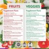 Simply Nature's Promise - Fruit and Vegetable Supplements - 90 Veggie and 90 Fruit Capsules - Made with Whole Food Superfoods, Packed Vitamins & Minerals - Soy Free - No Fillers or Extracts - Image 4