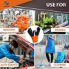 Chemical Resistant Gloves for Heavy-duty Utility - 2 Pairs Thick Long Rubber Protective Gloves - Image 7