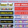 Large Circus Carnival Banner, Circus Carnival Party Supplies Decorations, Carnival Birthday Party Supplies, Both Indoor Outdoor (9.8 x 1.6 feet) - Image 6