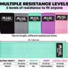 MhIL 5 Resistance Bands Set - Booty Bands for Women and Men, Best Exercise Bands, Workout Bands for Working Out Legs, Butt, Glute- Stretch Gym Fitness Bands, Workout Equipment , Workout Sets for Women - Image 2