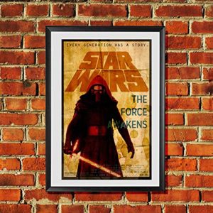 Star Wars Kylo Ren Ben Solo The Force Awakens Art Print 11x17