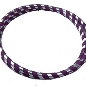 Adult 1 lb. Hula Hoops Purple Light Weight Fitness Dance Workout Exercise - Perfect for Hoop Dance and Off-Body moves Advanced Hoopers Weight Medium 38 inches round. Get Your Middle Little!