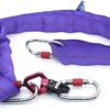 TEVEILS Aerial Yoga Hoop Lyra Hoop Rings Stainless Strength Tested 80 to 90cm Single Point Pilates Yoga Circles Fitness Equipment Include Accessories - Image 7