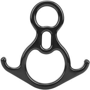 Rehomy Descender Figure with Large Bent-Ears Belay Device for Rappelling Mountain Climbing Aerial Yoga1 Yoga Yoga Supplies Fitness Yoga Supplies Yoga Supplies Aerial Yoga Fixed Descender Fitness Yoga