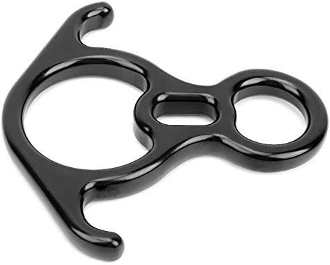 Rehomy Descender Figure with Large Bent-Ears Belay Device for Rappelling Mountain Climbing Aerial Yoga1 Yoga Yoga Supplies Fitness Yoga Supplies Yoga Supplies Aerial Yoga Fixed Descender Fitness Yoga - Image 6