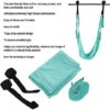 Yoga Swing, Adjustable Aerial Yoga Strap Portable Yoga Fitness Stretching Strap Improve Leg Waist Back Flexibility for Health - Image 3