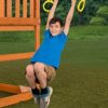 Standard Trapeze Bar with Rings | Purple | Compatible with Most Playsets | Easy to Install | 115lb Capacity | Swing Hangers Not Included | DIY Swingset Accessory | Backyard Playground Accessories - Image 4