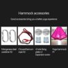 WTXDDQ Pink Aerial Yoga Yoga Hammock Set, Load for Inversion Exercise Pilates Gymnastics 5M,A - Image 6
