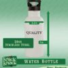 #leach - 20oz Stainless Steel Water Bottle, Silver - Image 3