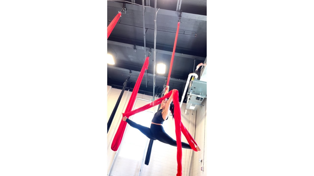 Aerial Silks DoubleBelay Split AerialFitness