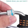 SYN-GUGAI Yoga Swing， Yoga Hammock， Trapeze Sling Inversion Tool for Gym Home，Gravity Swinging for Inversion Exercise Pilates Gymnastics (Color : C) - Image 5