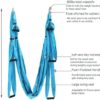 WALNUTA Aerial Yoga Swing Strong Anti-Gravity Yoga Hammock/Sling/Inversion Tool Ceiling Hanging + Extension Straps - Image 2