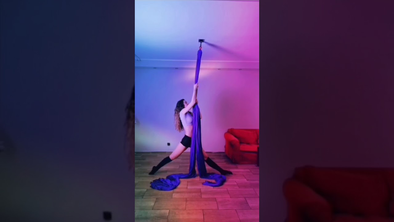 Aerial silks - My new journey. I am beginner and this is my ...