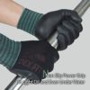 DEX FIT Nitrile Work Gloves FN330; Firm Non-Slip Grip; Thin & Lightweight; Durable & Foam Coated; Touchscreen Compatible; 3D-Comfort Fit; Machine Washable, Black L (9) 12 Pairs - Image 3