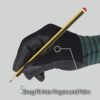 DEX FIT Nitrile Work Gloves FN330; Firm Non-Slip Grip; Thin & Lightweight; Durable & Foam Coated; Touchscreen Compatible; 3D-Comfort Fit; Machine Washable, Black L (9) 12 Pairs - Image 7
