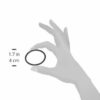 Scunci Black Gel Elastics, No Slip Grip, Strong Hold-Ponytailers (14-pcs) - Image 3
