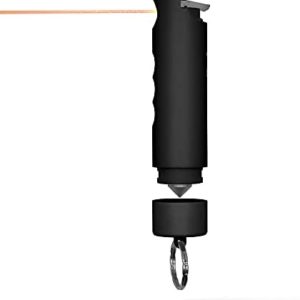 Guard Dog Pepper Spray with Window Breaker | 3-in-1 Car Safety Tool | Self Defense Keychain | Maximum Strength | 16 Feet Distance Defense | Black