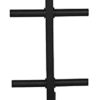 3-Tier Weight Plate Rack- Barbell Weight Rack Tree, 400LB Weight Capacity Plate Storage Stand Vertical Bar Holders Oly-mpic Weight Organizer for Home Fitness Home Office Fitness Aerial Yoga (Black, 1) - Image 4