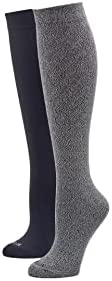 HUE Women's Super Soft Knee High Sock 2 Pair Pack