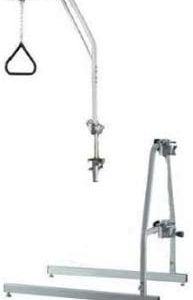 Lumex 2800GA Versa-Helper Trapeze with 2840GA Floor Stand for Trapeze, Gray